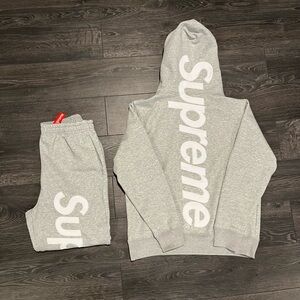 Supreme Hoodie + Sweatpants Set